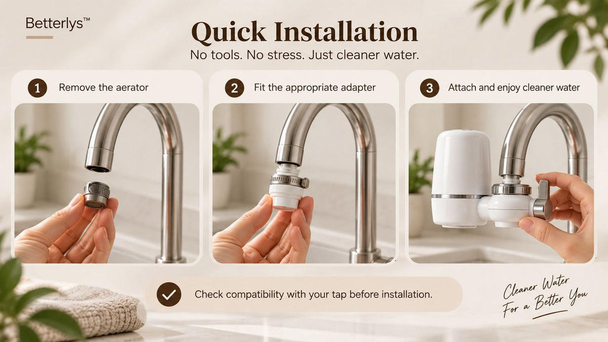 Betterlys AquaPure™ – Faucet Water Filter