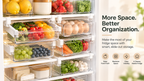 Betterlys™ SlideFridge — Expandable Fridge Organizer Drawer
