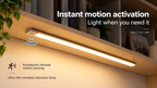 Wireless Motion Sensor LED Light – Rechargeable & Magnetic