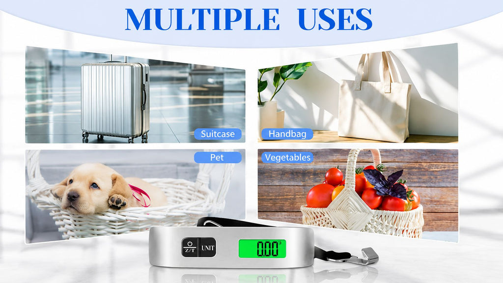 Betterlys™ Digital Luggage Scale – Portable 110 lb / 50 kg Travel Scale