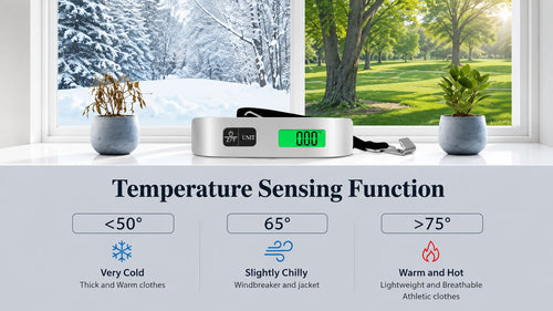 Betterlys™ Digital Luggage Scale – Portable 110 lb / 50 kg Travel Scale