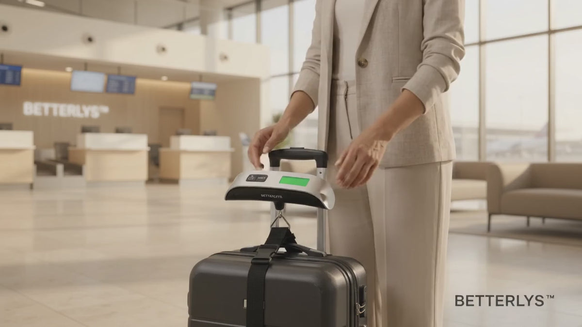 Betterlys™ Digital Luggage Scale – 50 kg Travel Scale